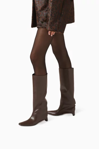 Haven 35 Knee Boots in Leather
