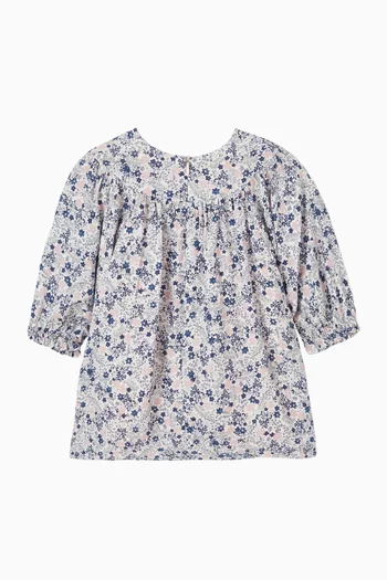 فستان بنقشة زهور