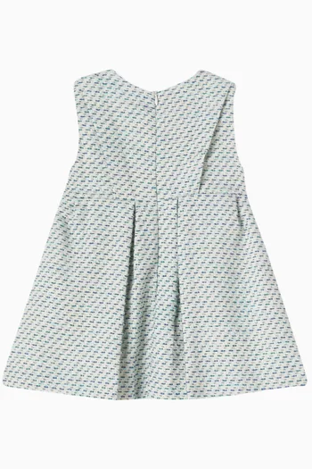 Sleeveless Dress in Tweed