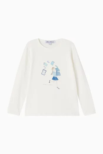 Illustration T-shirt in Cotton