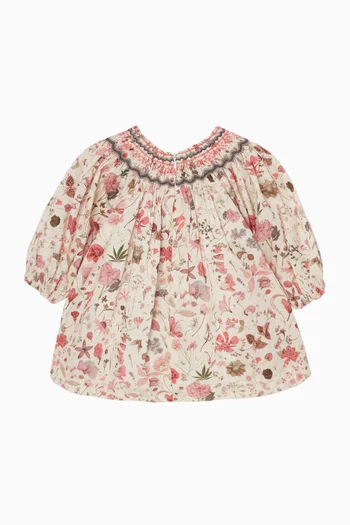 فستان بنقشة زهور