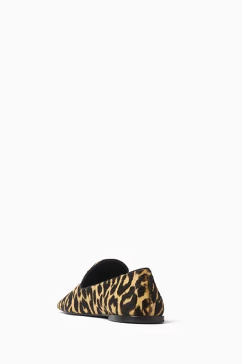 Leopard-Print Mules