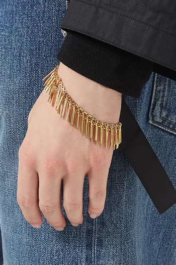 Fringe Bracelet in Brass