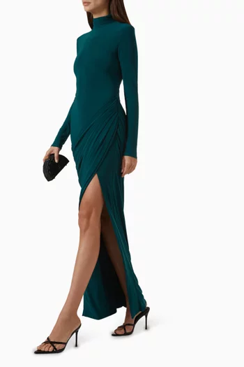 Betsy Drape Dress in Jersey