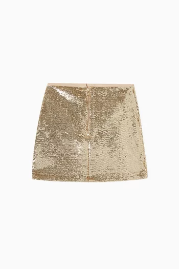 Mini Sequins Skirt