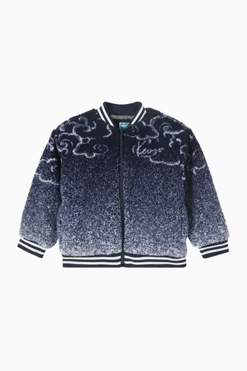 KENZO Galaxy Jacket in Faux Shearling