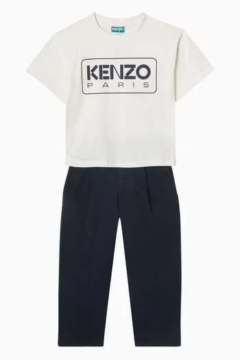 Logo-print T-shirt in Cotton Jersey