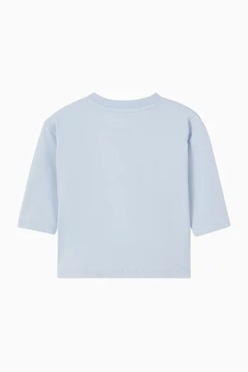 Tiger Logo T-shirt in Cotton