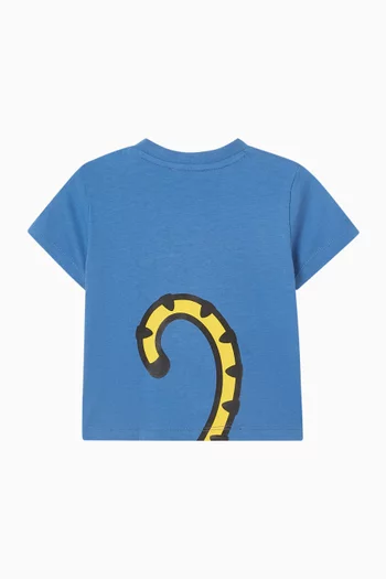 Tiger Logo T-shirt in Cotton