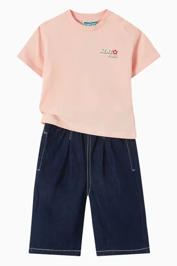 Logo-print T-shirt in Organic Cotton