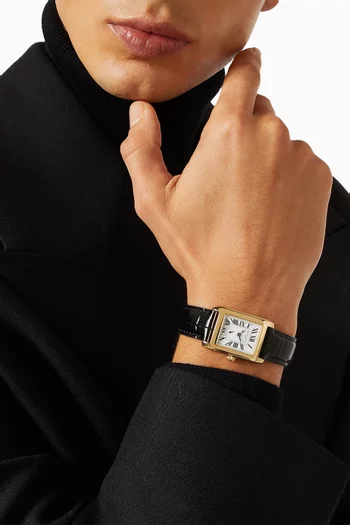 ساعة كلاسيكس كاريه كوارتز ستانلس ستيل، 36 × 25.2 مم