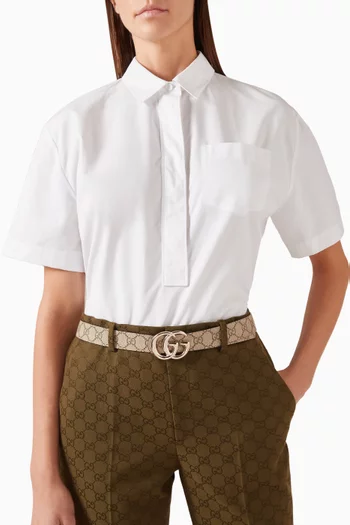 GG Marmont Belt in Canvas
