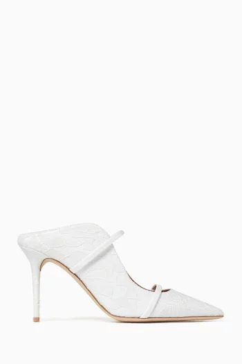 Maureen 85 Mules in Lace