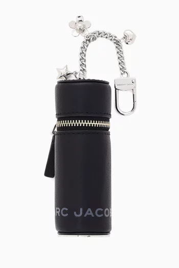 The Lipstick Bag Charm in Leather