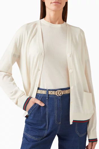 GG Marmont Belt in Canvas