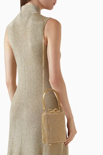Mini Crystal Top-handle Bag