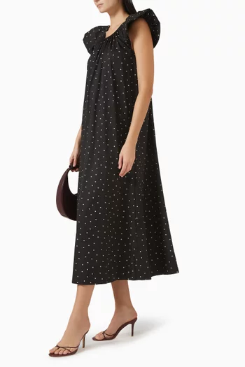Yasviri Polka-print Dress in Cotton