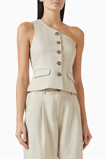 Yastava One-shoulder Waistcoat