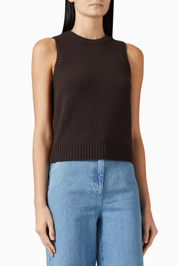 Lazlo Knit Top in Wool Blend