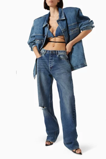 Oversized Jacket in Denim