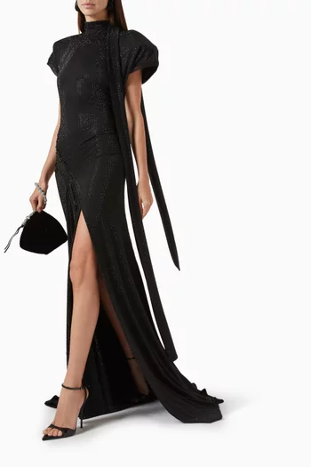 Hotfix T-shirt Gown in Jersey