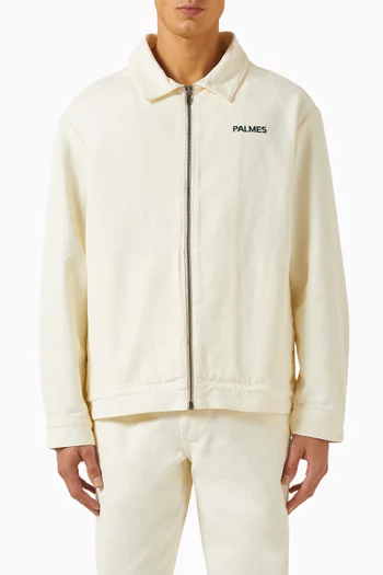 Forever Zip Jacket in Organic Cotton-twill