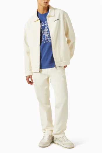 Coarse Pants in Cotton-twill