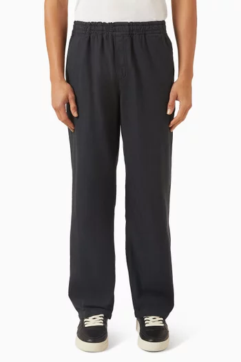 Lucien Herringbone Pants in Cotton