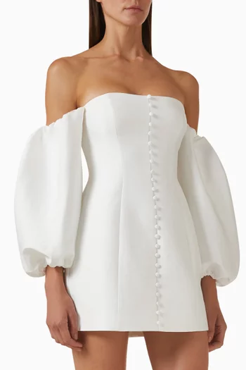 Calcite Off-shoulder Mini Dress