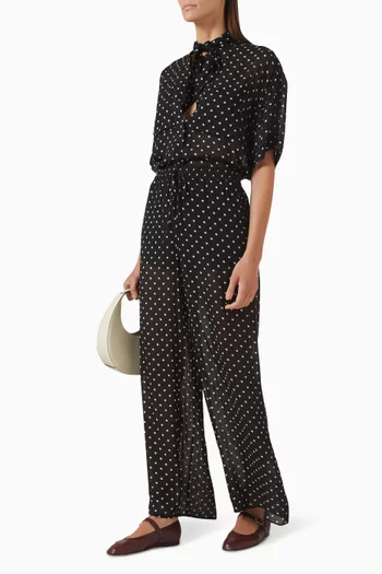Houston Drawstring Pants in Georgette