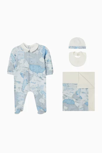 طقم هدايا قطن، 4 قطع