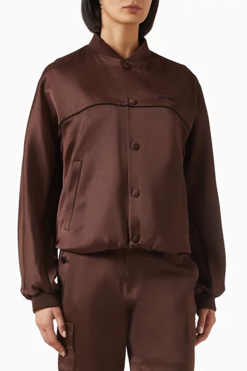 Bomber Jacket in Satin