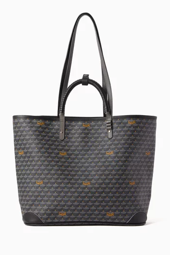 حقيبة يد ديلي باتل 35 قنب بنقشة حراشف الأفعى وجلد