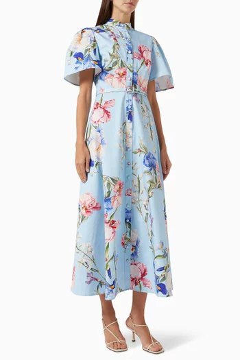 Bianca Midi Dress in Cotton