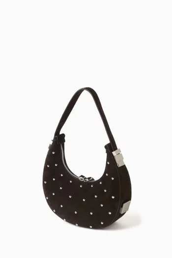 Mini Toni Shoulder Bag in Suede