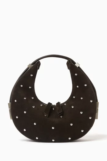 Mini Toni Shoulder Bag in Suede