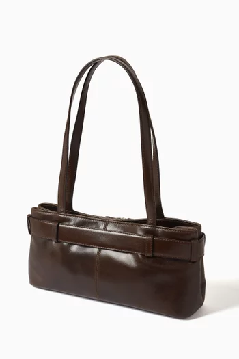 Mini Brocle Shoulder Bag in Leather