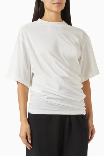 تي شيرت كورينو بكشكش قطن