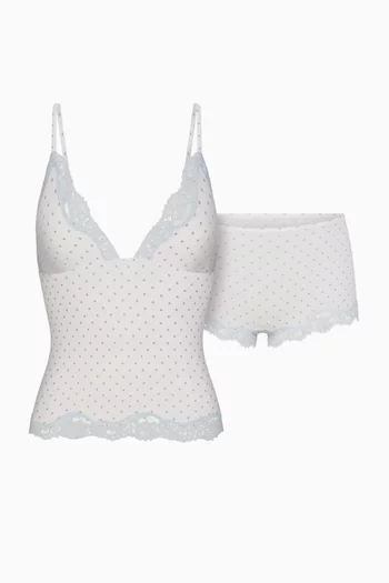 Fits Everybody Lace Cami & Boyshort Set