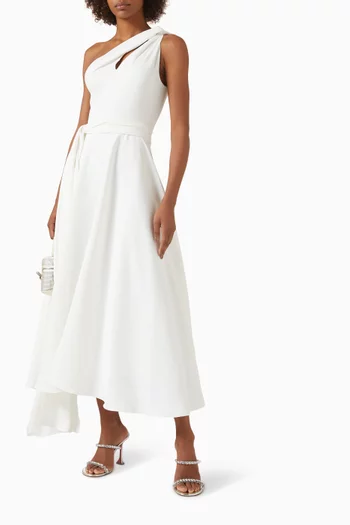 The Ultimate Muse Asymetric Midi Dress