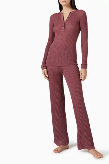 Sheer Knit Pants