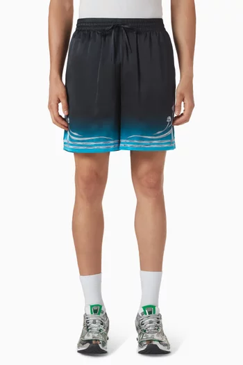 Blades Shorts in Silk-satin