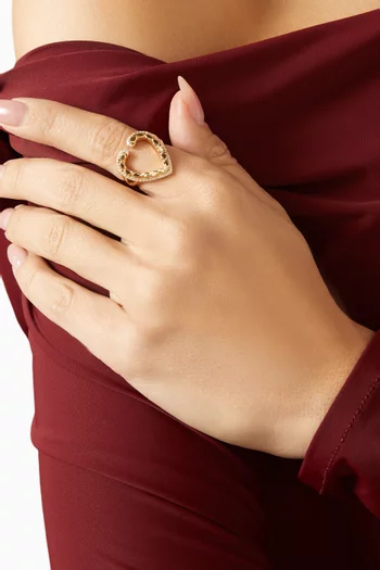 Aloria Diamond Ring in 18kt Gold