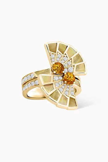 Fanfare Symphony Diamond Ring in 18kt Gold