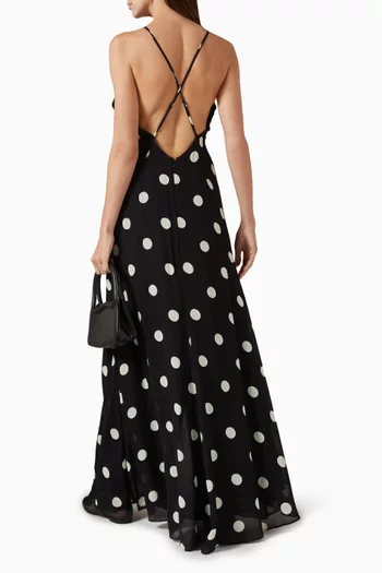 Zani Maxi Dress in Georgette