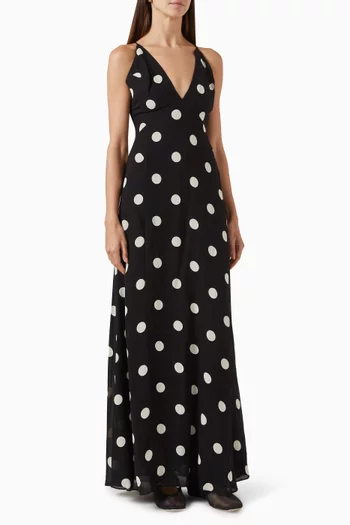 Zani Maxi Dress in Georgette