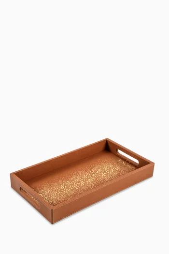 Small Tamrah Tray in Faux Leather