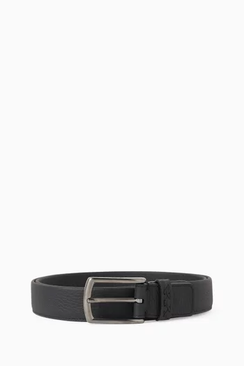 Triple Stitch™ Belt in Grained Leather