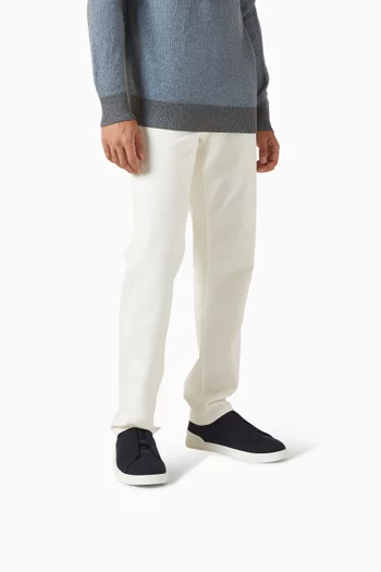 سنيكرز بحياكة ثلاثية كشمير