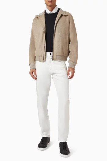 Oasi Elements Blouson Jacket in Cashmere